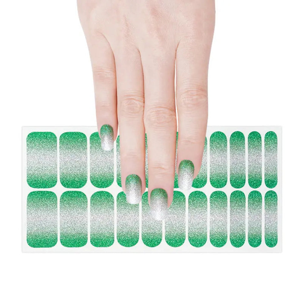 Silky Mint - Silvery Green Polish Wraps
