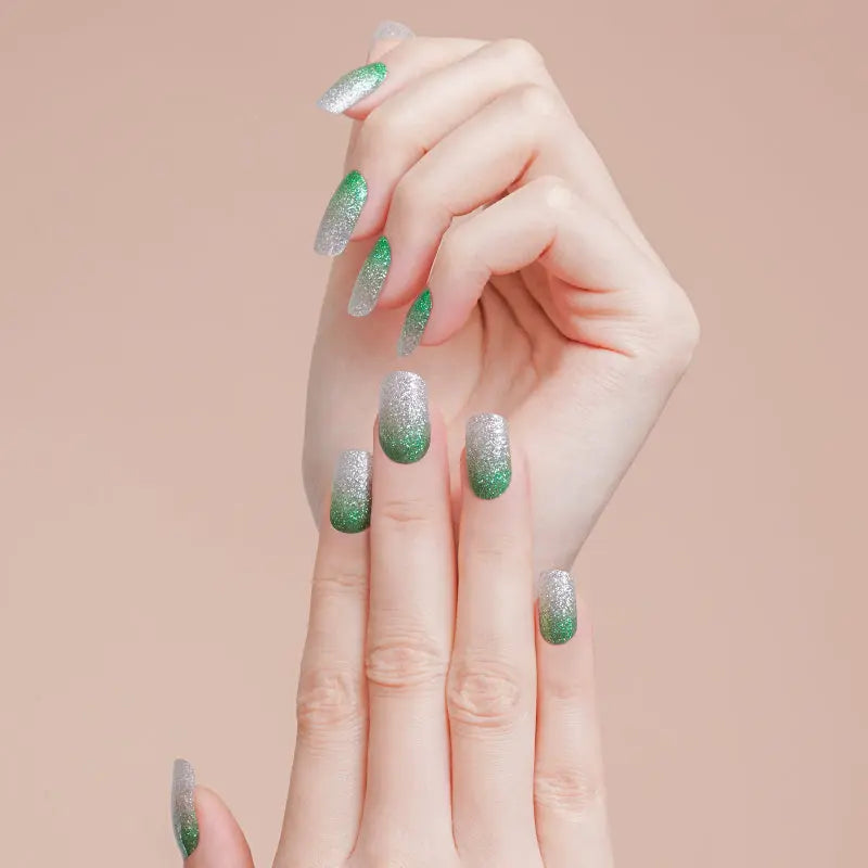 Silky Mint - Silvery Green Polish Wraps