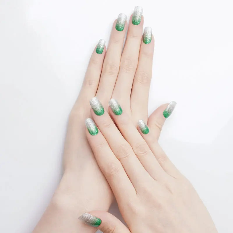 Silky Mint - Silvery Green Polish Wraps
