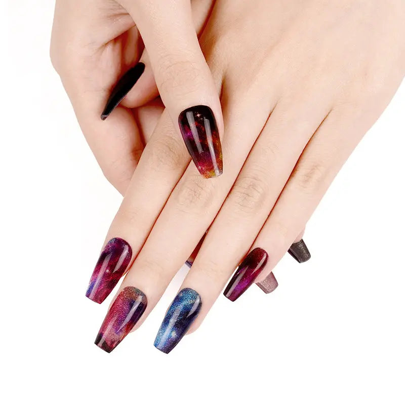 Violet Nebula - Semi-Transparent Cat-Eye Wraps