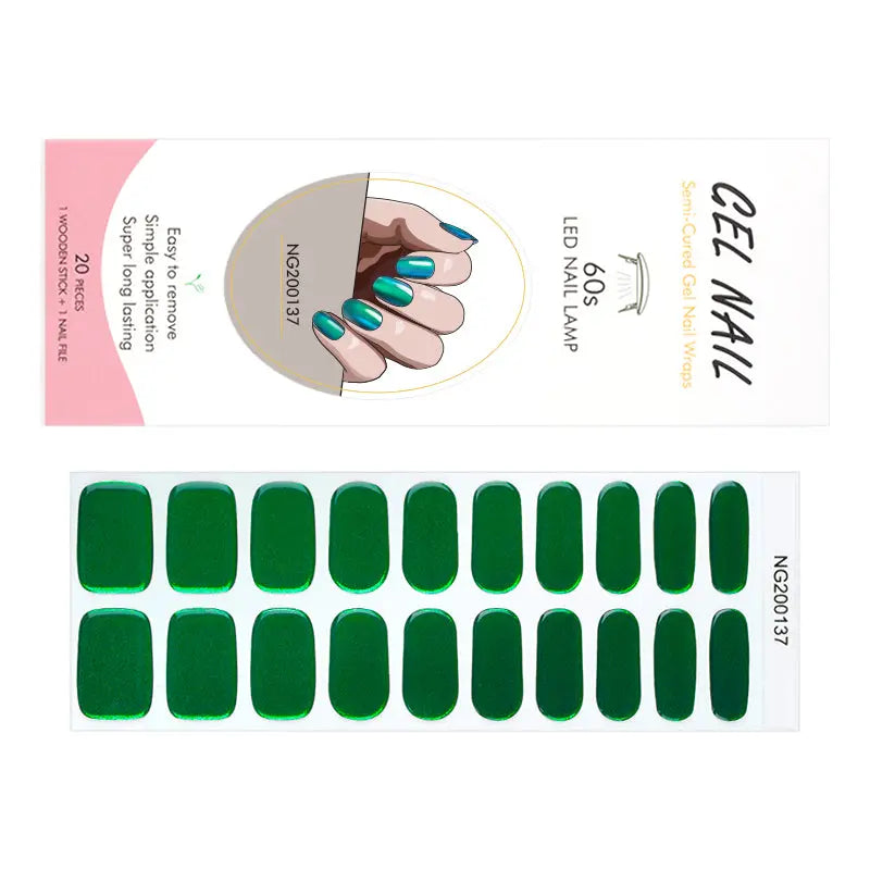 Aurora Emerald - Semi-Cured Gel