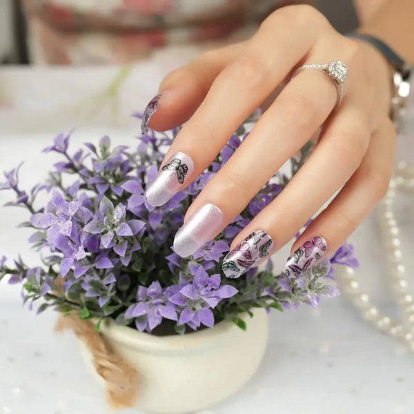 Pulse Butterfly - Purple Polish Wraps