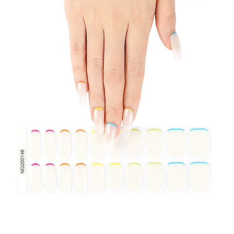 Colorful Cuticles - French-Style Gel
