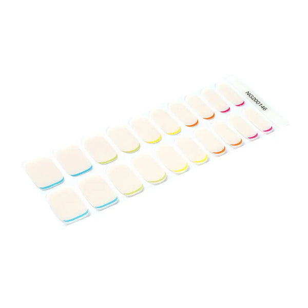 Colorful Cuticles - French-Style Gel