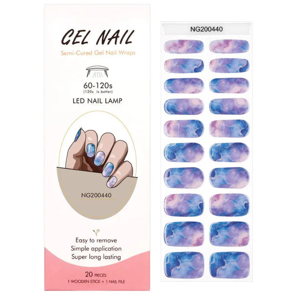 Pulse Blue - Solid Gel Strips
