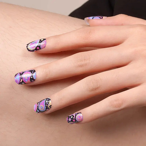 Paisley Pulse - Lavender Polish Wraps