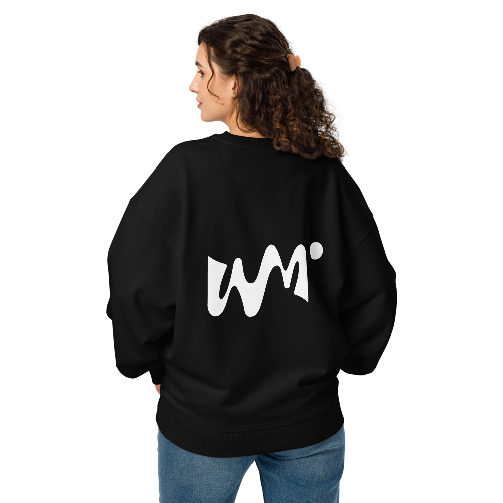 Unisex organic oversized sweatshirt