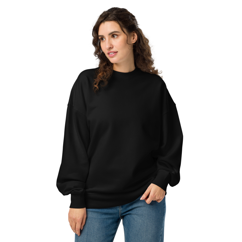 Unisex organic oversized sweatshirt